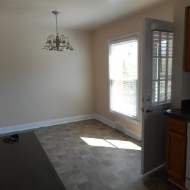 Townhome dining room