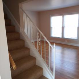 Townhome living room from dining room